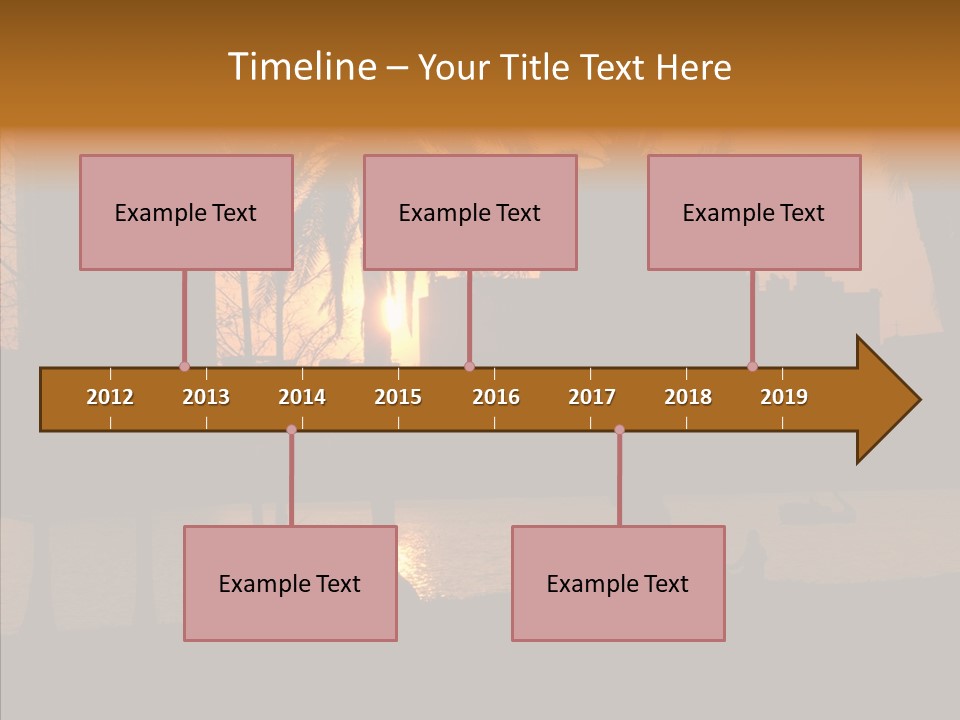 Nature Lake Park PowerPoint Template