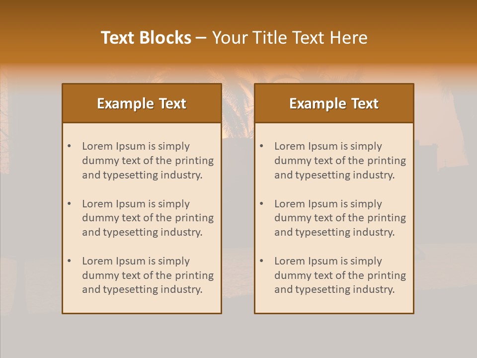 Nature Lake Park PowerPoint Template