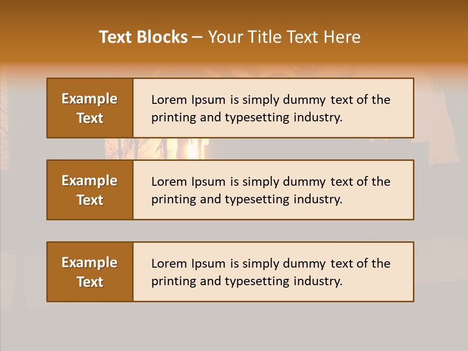 Nature Lake Park PowerPoint Template
