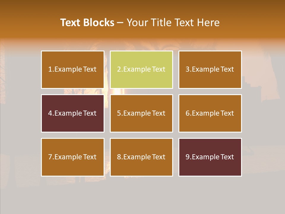 Nature Lake Park PowerPoint Template