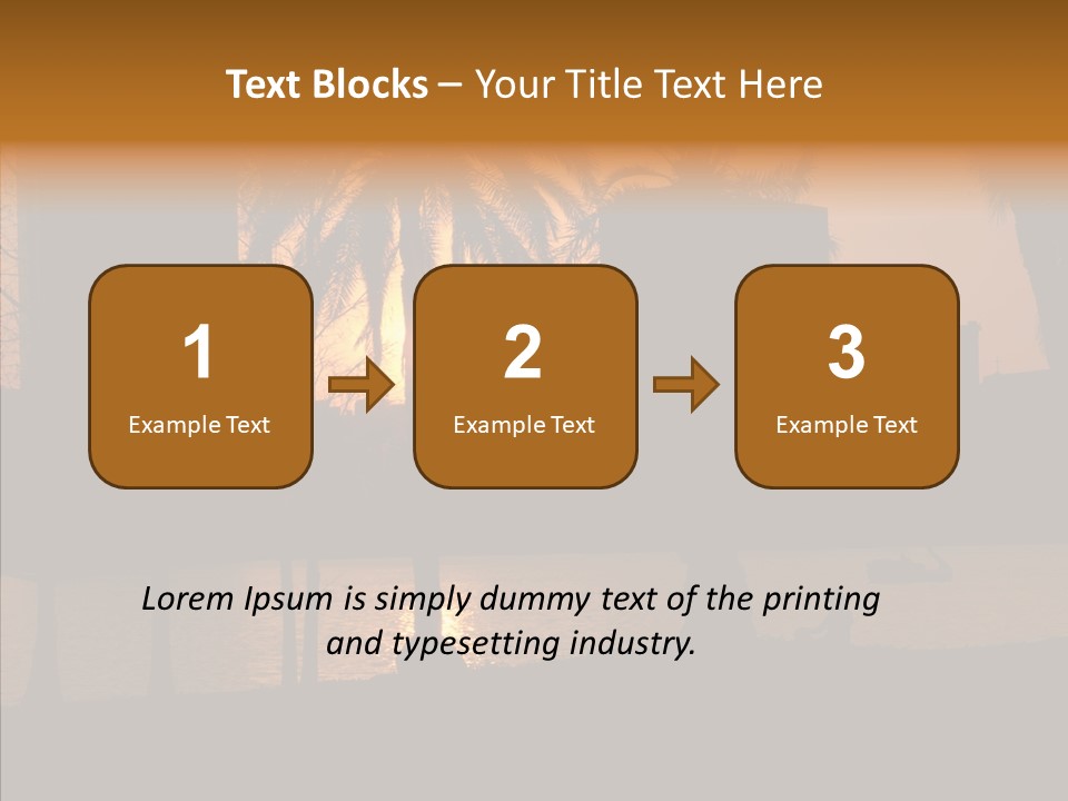 Nature Lake Park PowerPoint Template