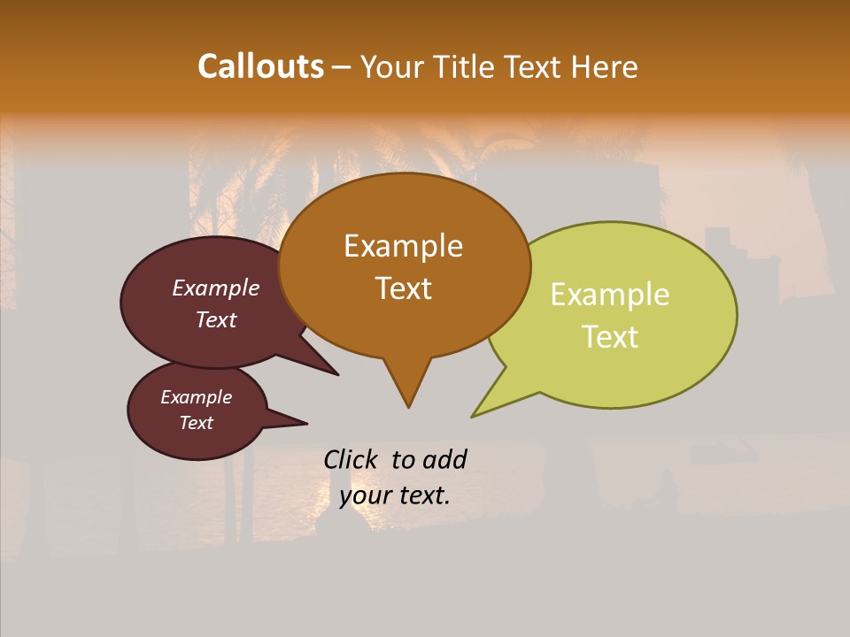 Nature Lake Park PowerPoint Template