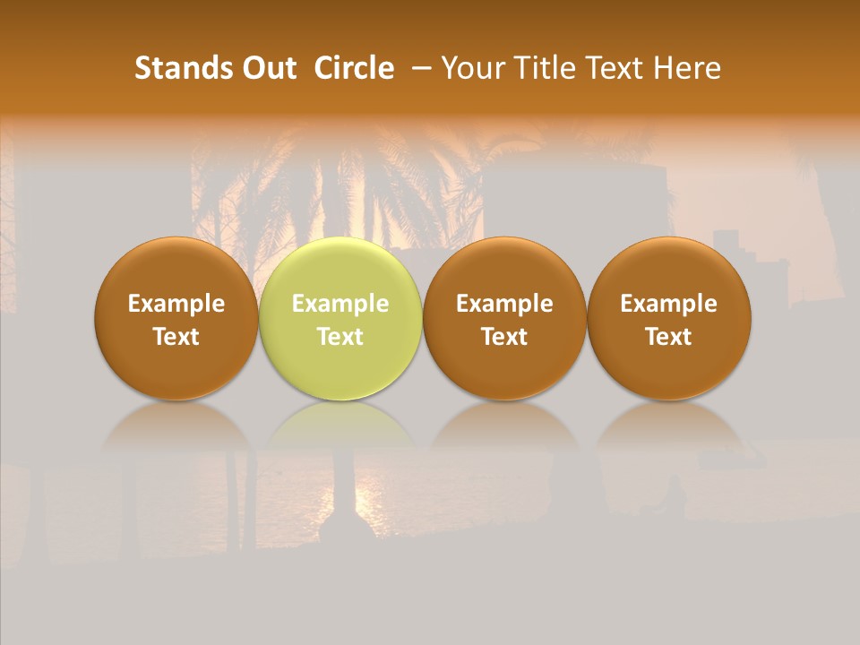 Nature Lake Park PowerPoint Template