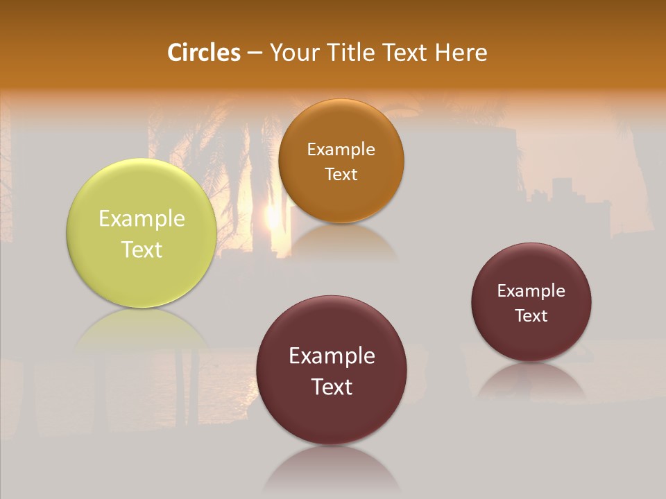 Nature Lake Park PowerPoint Template