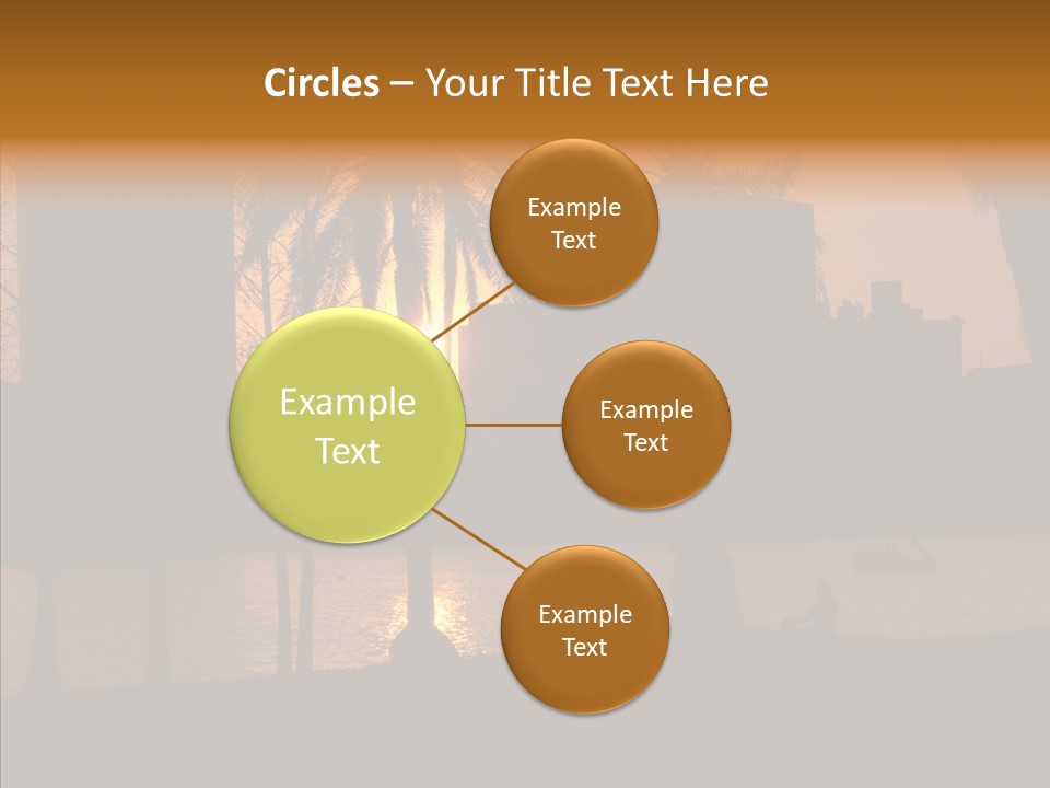 Nature Lake Park PowerPoint Template