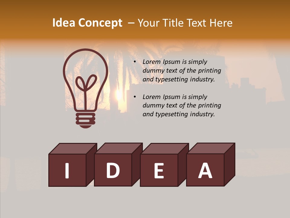 Nature Lake Park PowerPoint Template