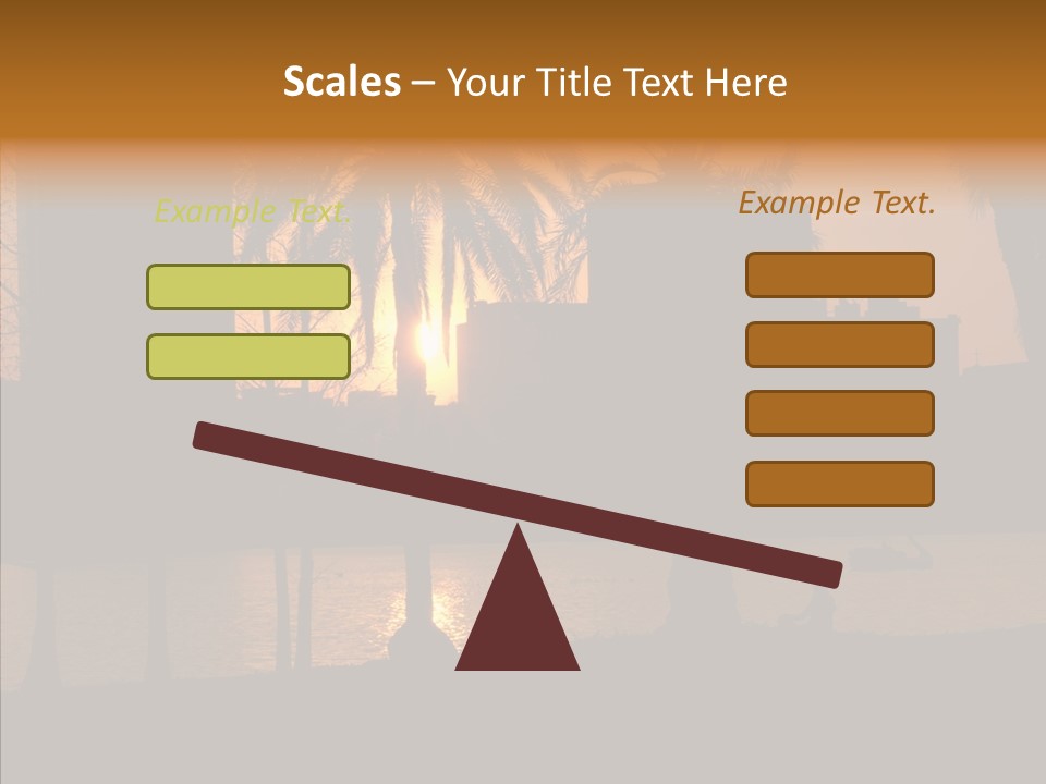 Nature Lake Park PowerPoint Template
