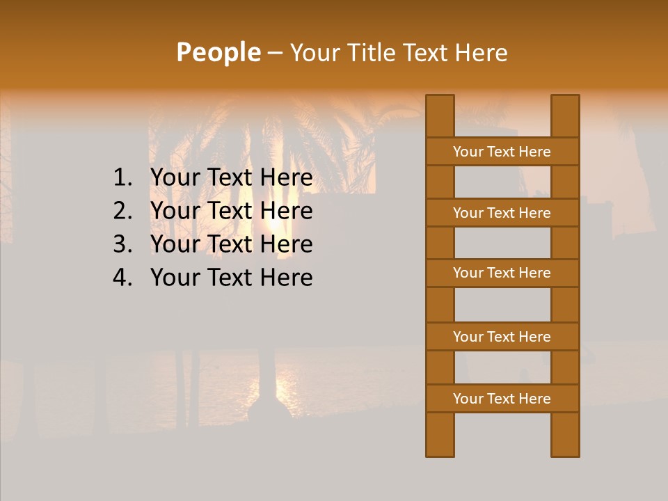 Nature Lake Park PowerPoint Template