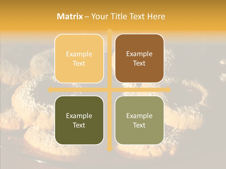 Baked Christmas Food PowerPoint Template