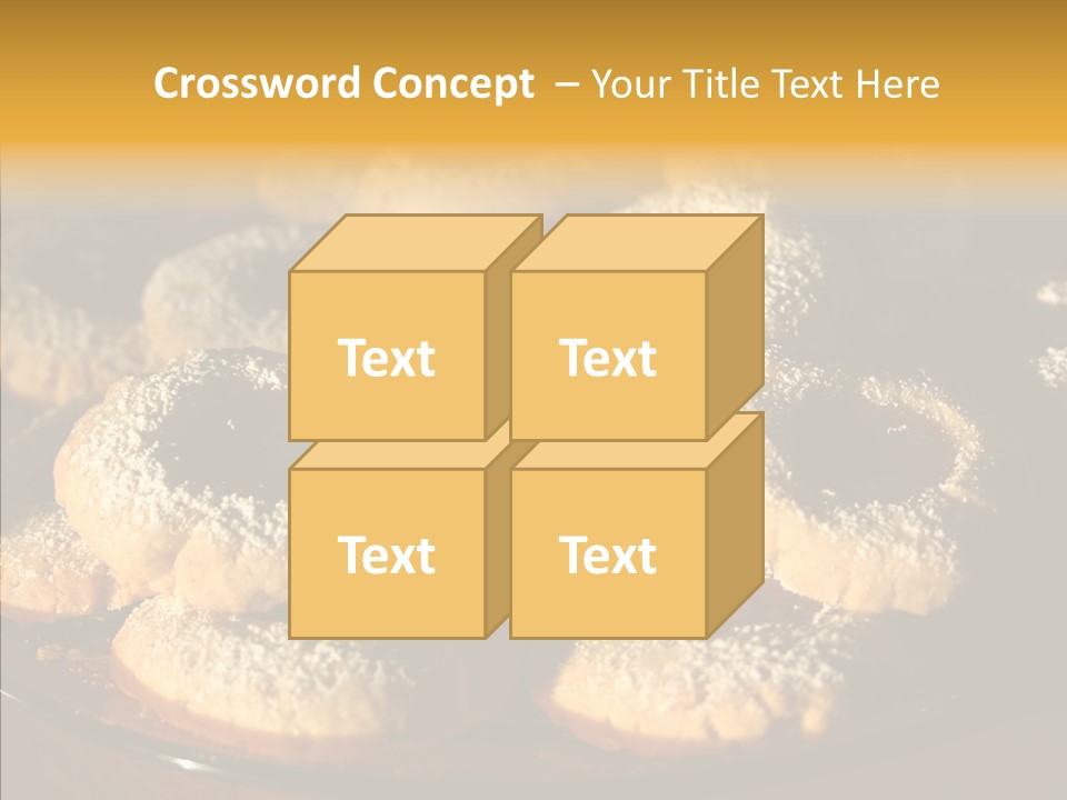 Baked Christmas Food PowerPoint Template