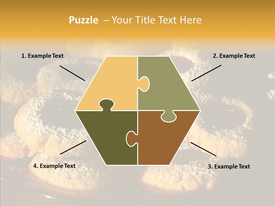 Baked Christmas Food PowerPoint Template