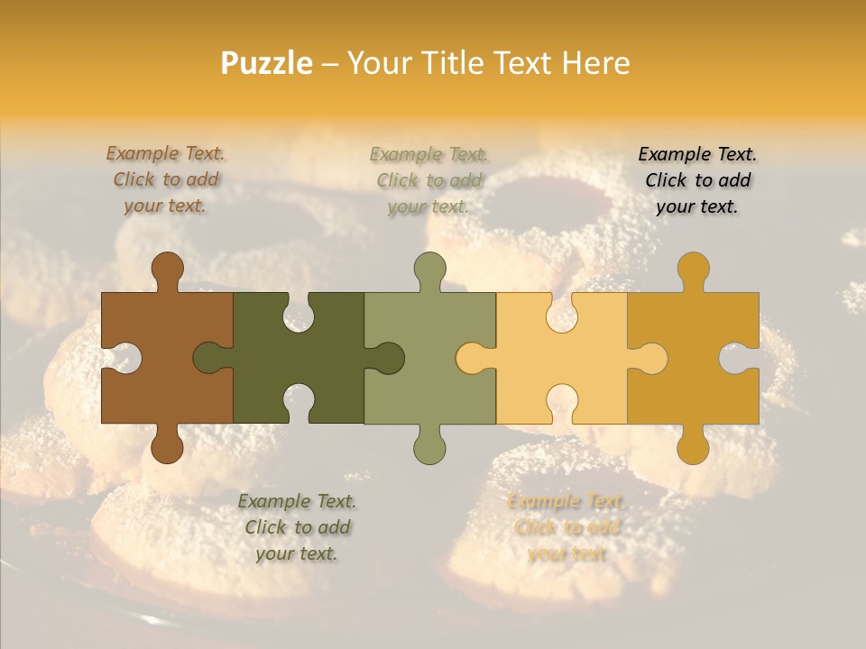 Baked Christmas Food PowerPoint Template