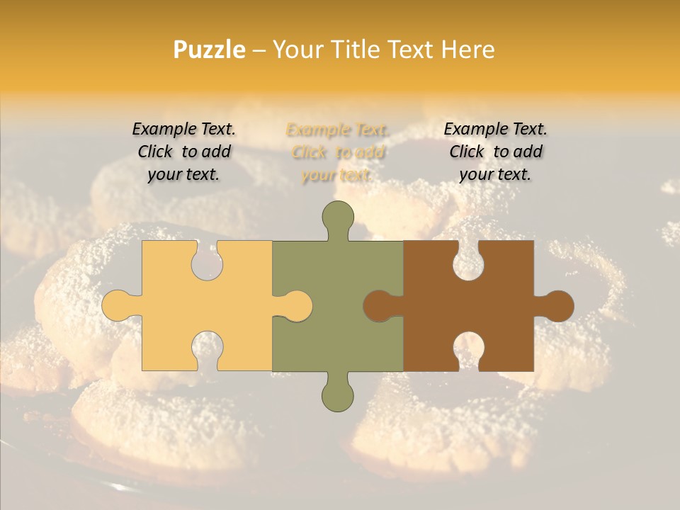 Baked Christmas Food PowerPoint Template