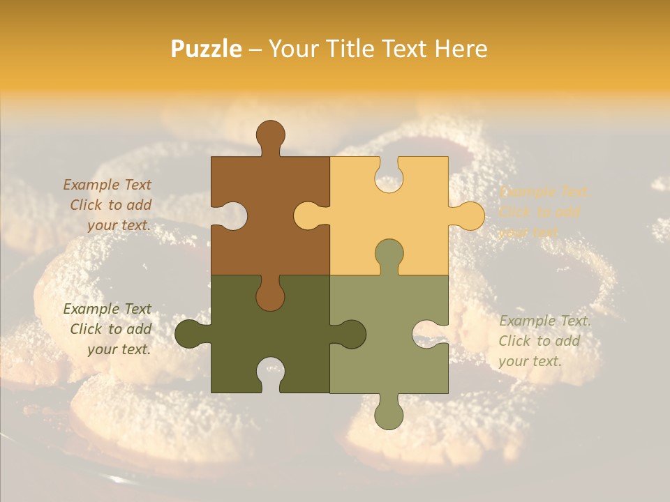 Baked Christmas Food PowerPoint Template