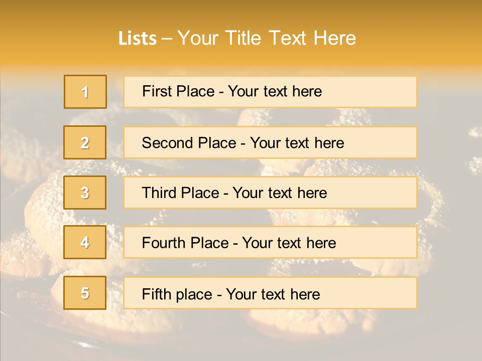 Baked Christmas Food PowerPoint Template