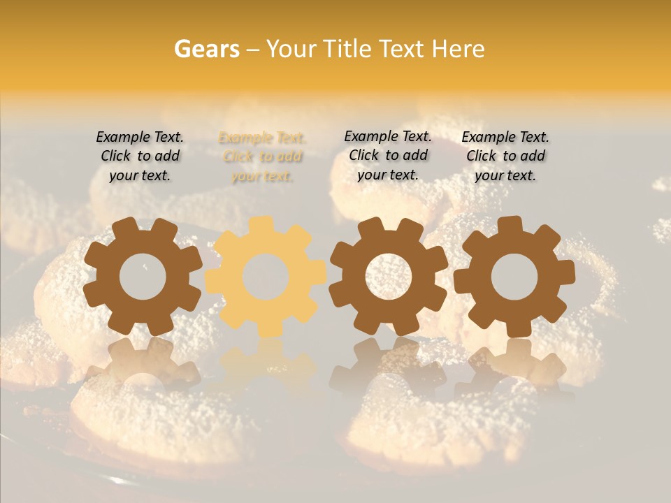 Baked Christmas Food PowerPoint Template