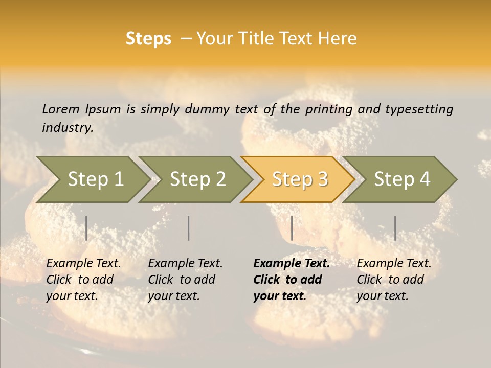 Baked Christmas Food PowerPoint Template