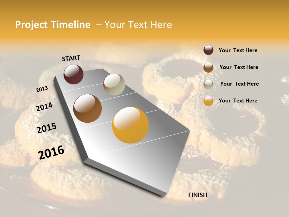 Baked Christmas Food PowerPoint Template