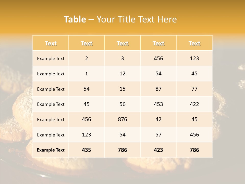 Baked Christmas Food PowerPoint Template