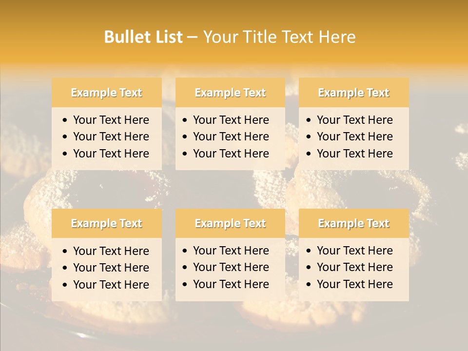 Baked Christmas Food PowerPoint Template