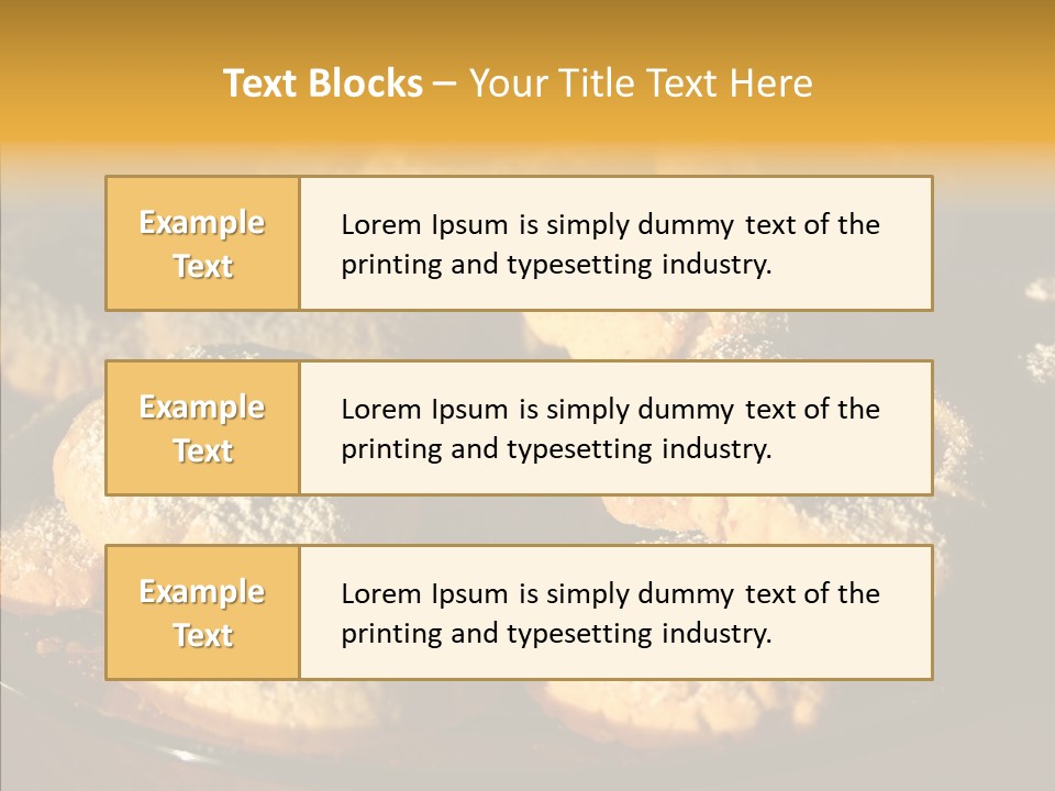 Baked Christmas Food PowerPoint Template