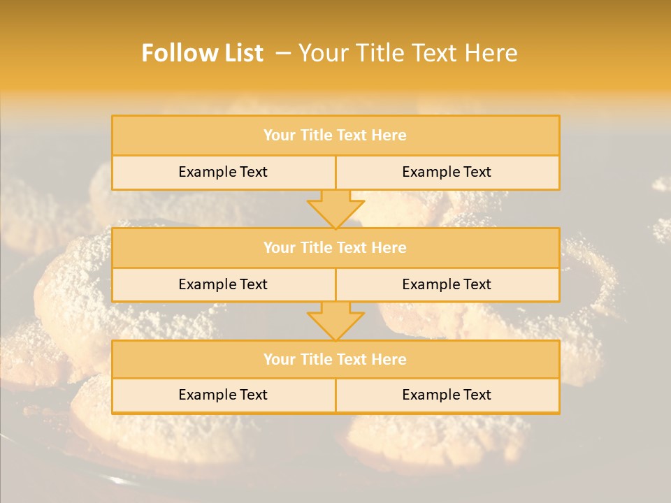 Baked Christmas Food PowerPoint Template