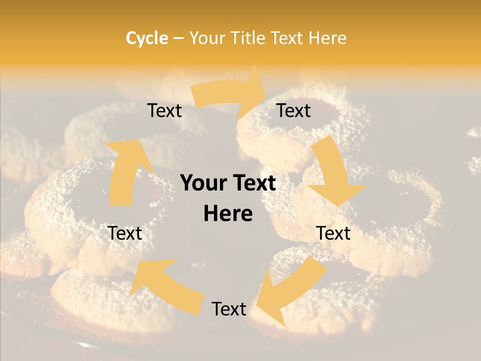 Baked Christmas Food PowerPoint Template