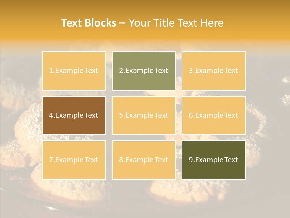 Baked Christmas Food PowerPoint Template