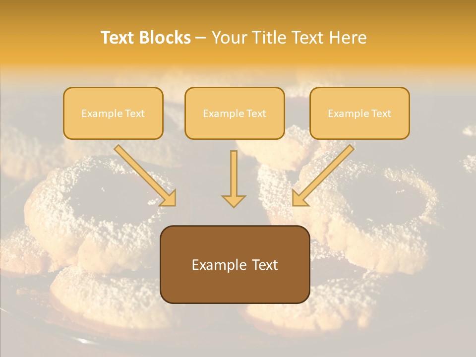 Baked Christmas Food PowerPoint Template
