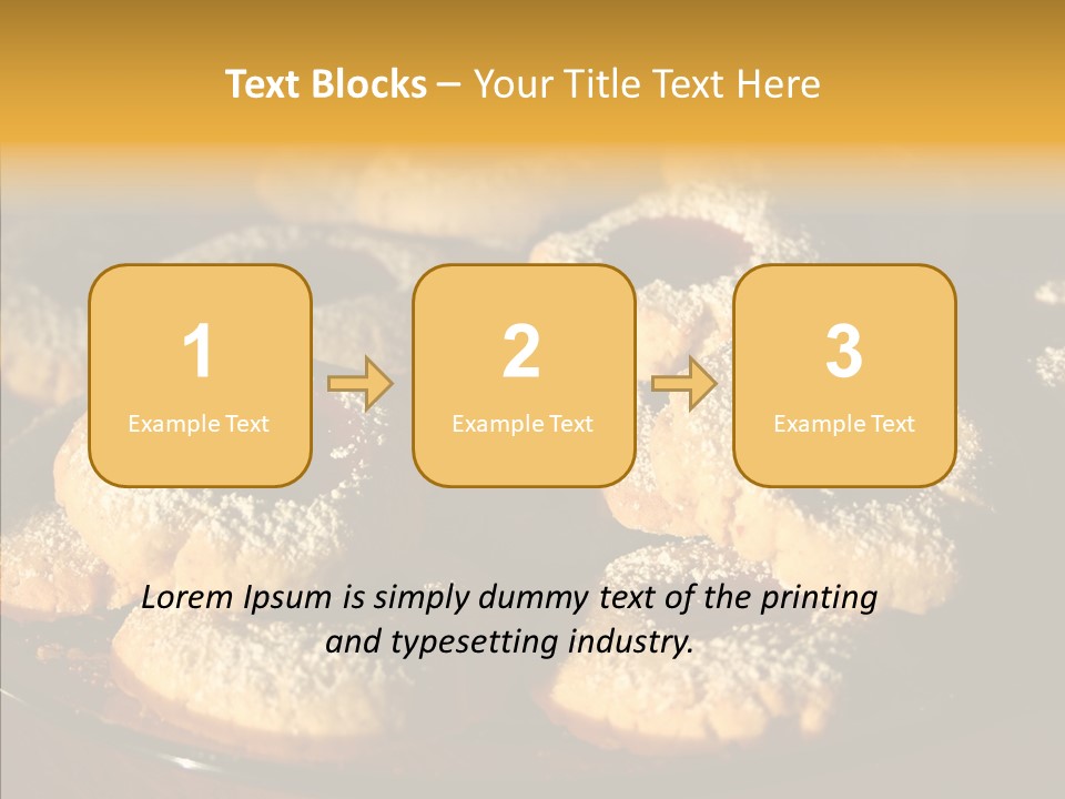 Baked Christmas Food PowerPoint Template