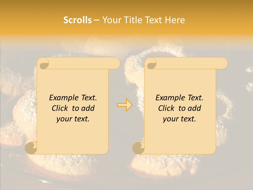 Baked Christmas Food PowerPoint Template