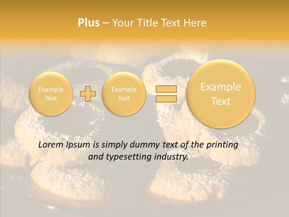 Baked Christmas Food PowerPoint Template
