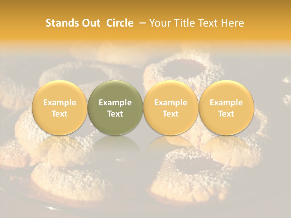 Baked Christmas Food PowerPoint Template