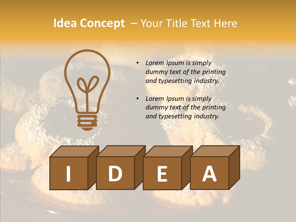 Baked Christmas Food PowerPoint Template