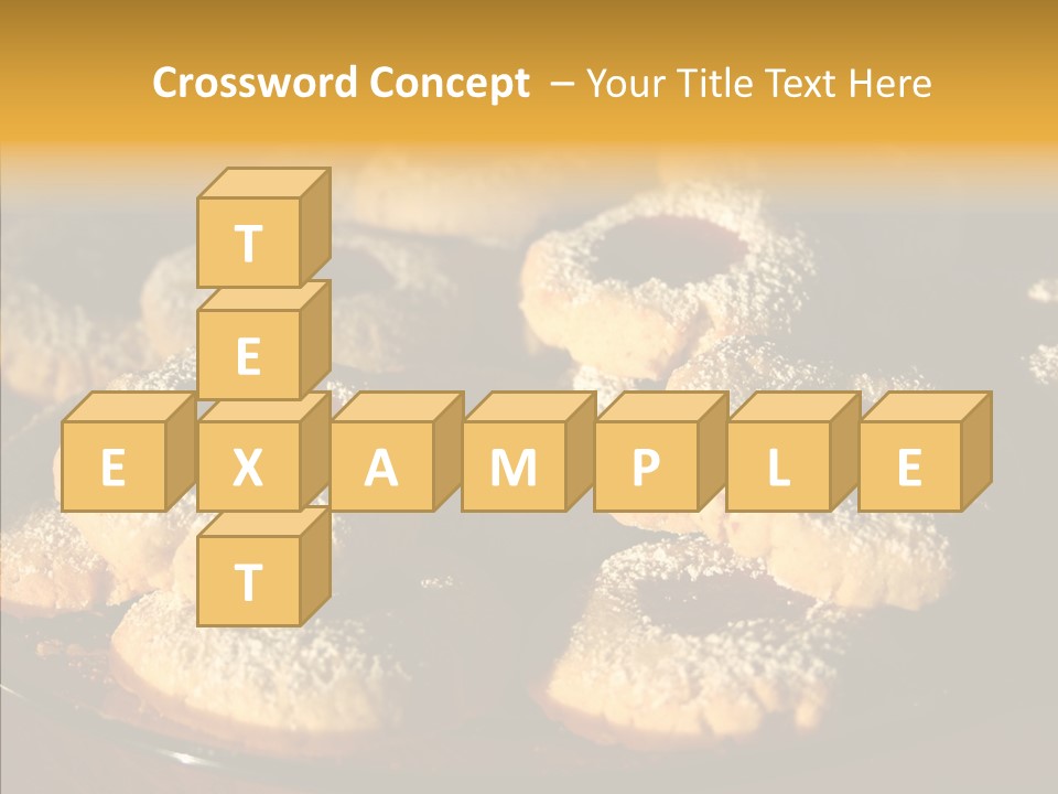 Baked Christmas Food PowerPoint Template