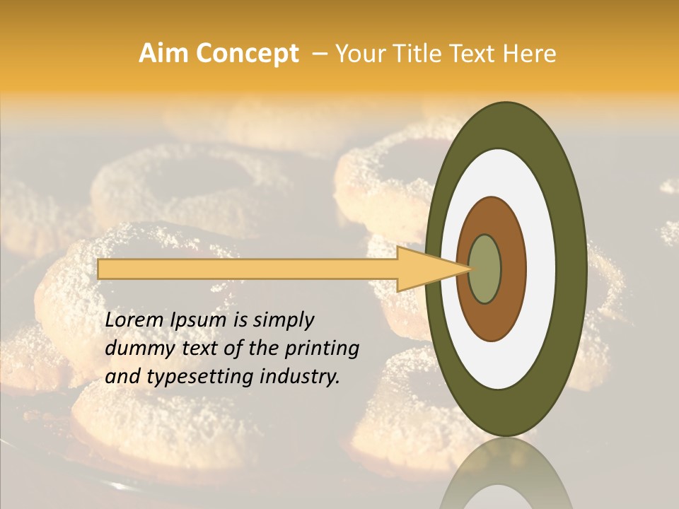 Baked Christmas Food PowerPoint Template