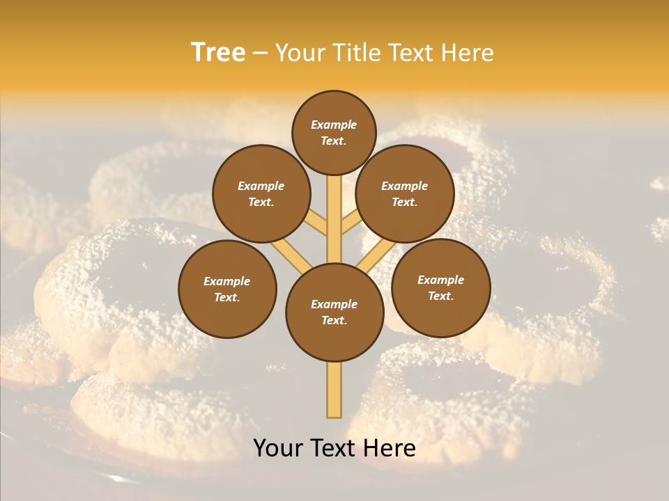 Baked Christmas Food PowerPoint Template