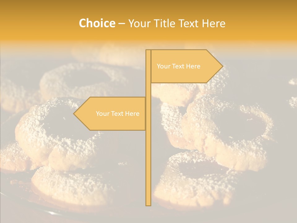Baked Christmas Food PowerPoint Template