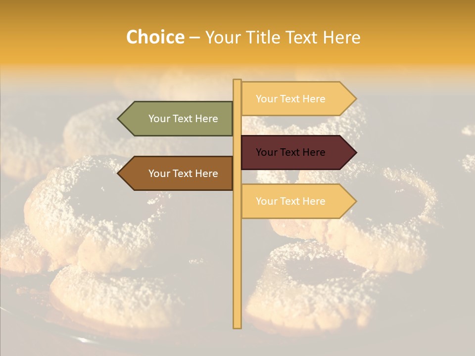 Baked Christmas Food PowerPoint Template