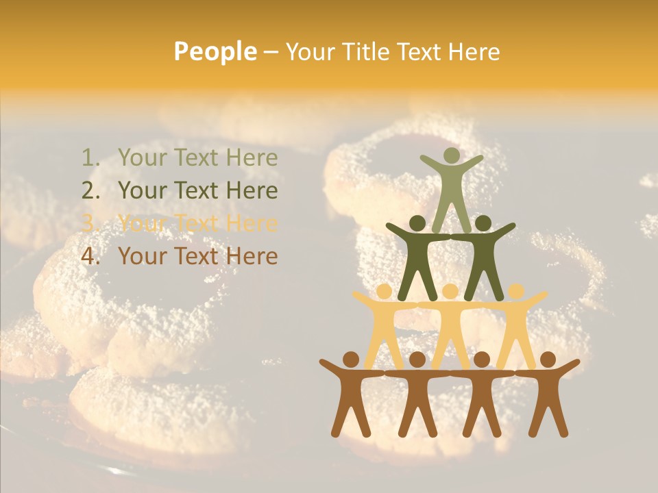 Baked Christmas Food PowerPoint Template