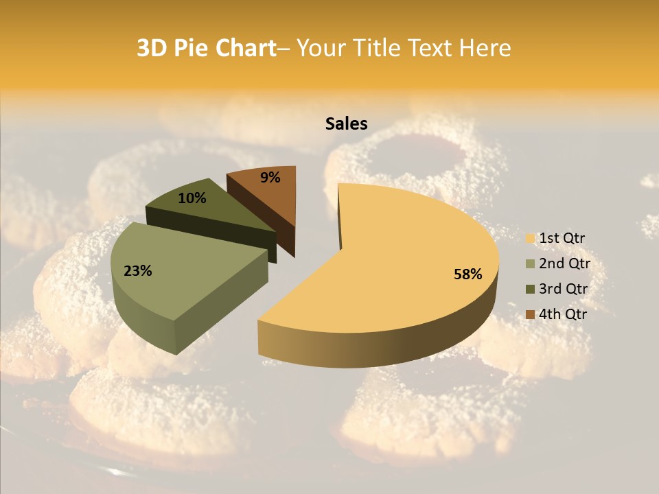 Baked Christmas Food PowerPoint Template