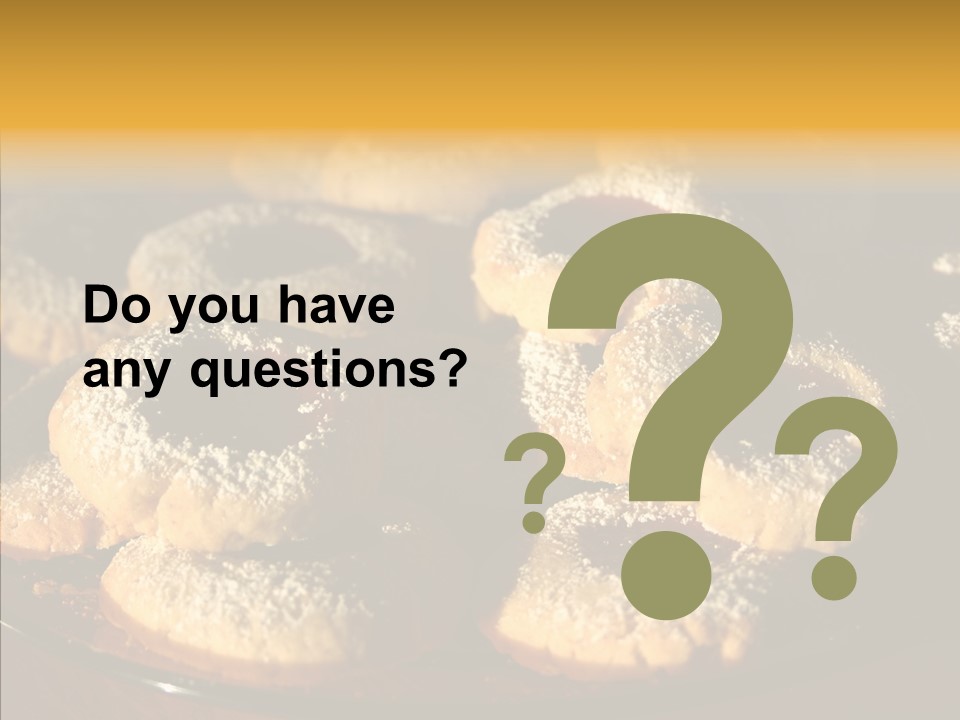 Baked Christmas Food PowerPoint Template