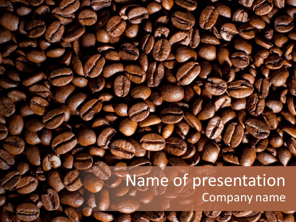 Grind Coffee Cappuccino PowerPoint Template