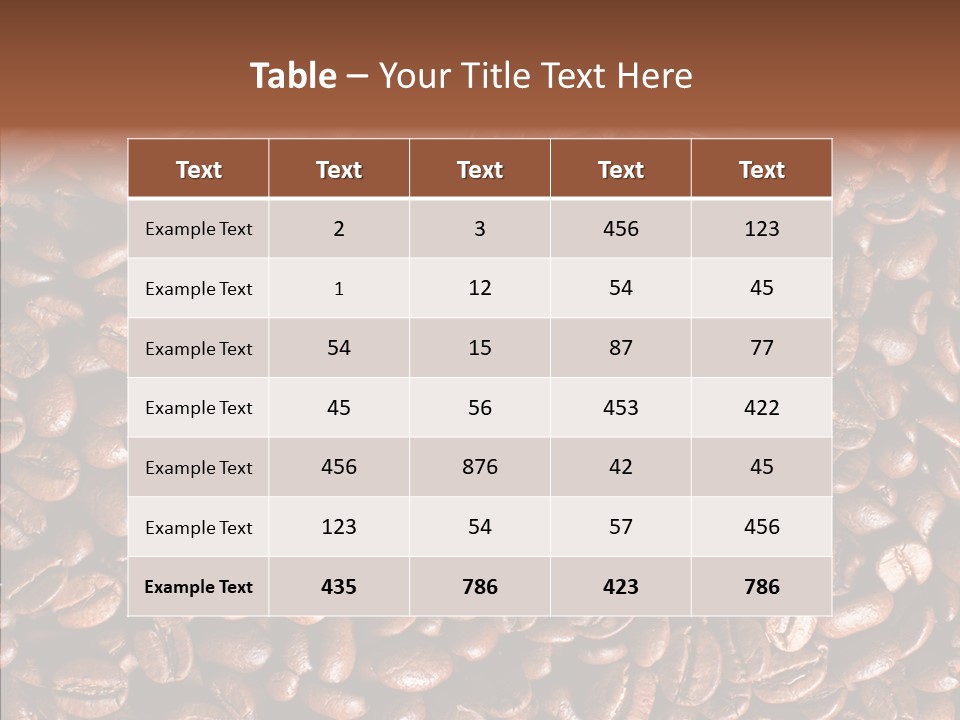 Grind Coffee Cappuccino PowerPoint Template