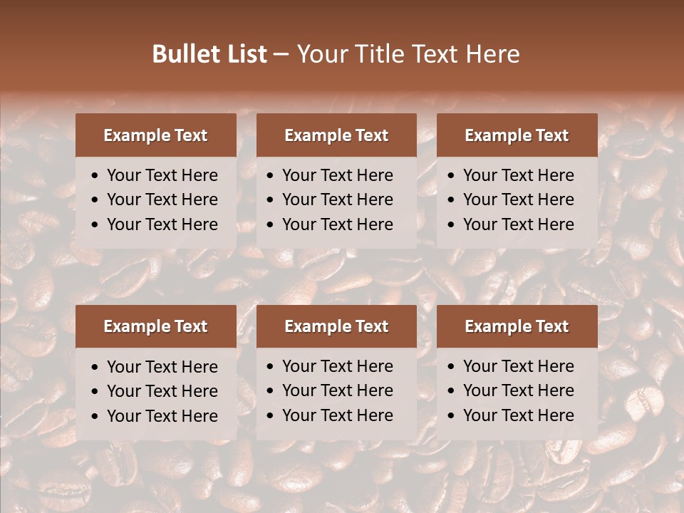 Grind Coffee Cappuccino PowerPoint Template