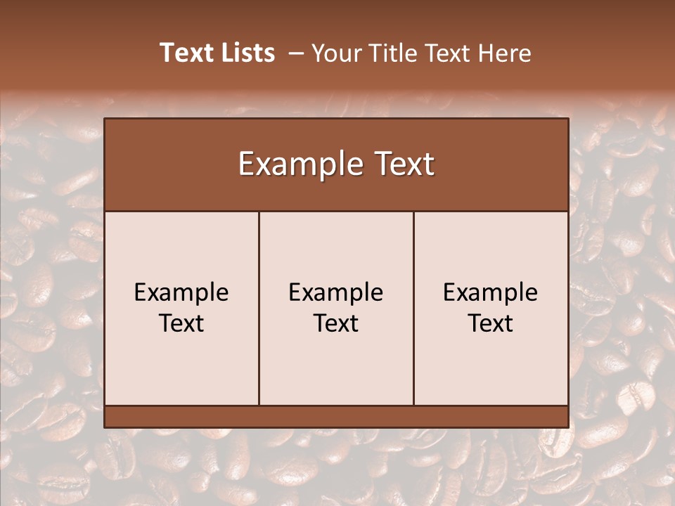 Grind Coffee Cappuccino PowerPoint Template