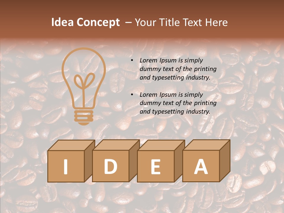 Grind Coffee Cappuccino PowerPoint Template