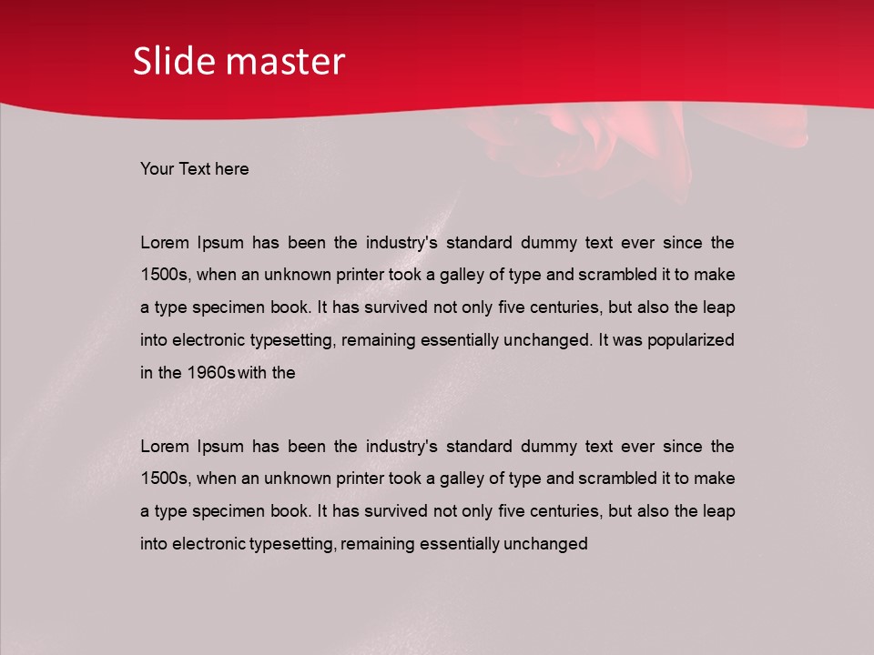 Royalty Silk Drapes PowerPoint Template