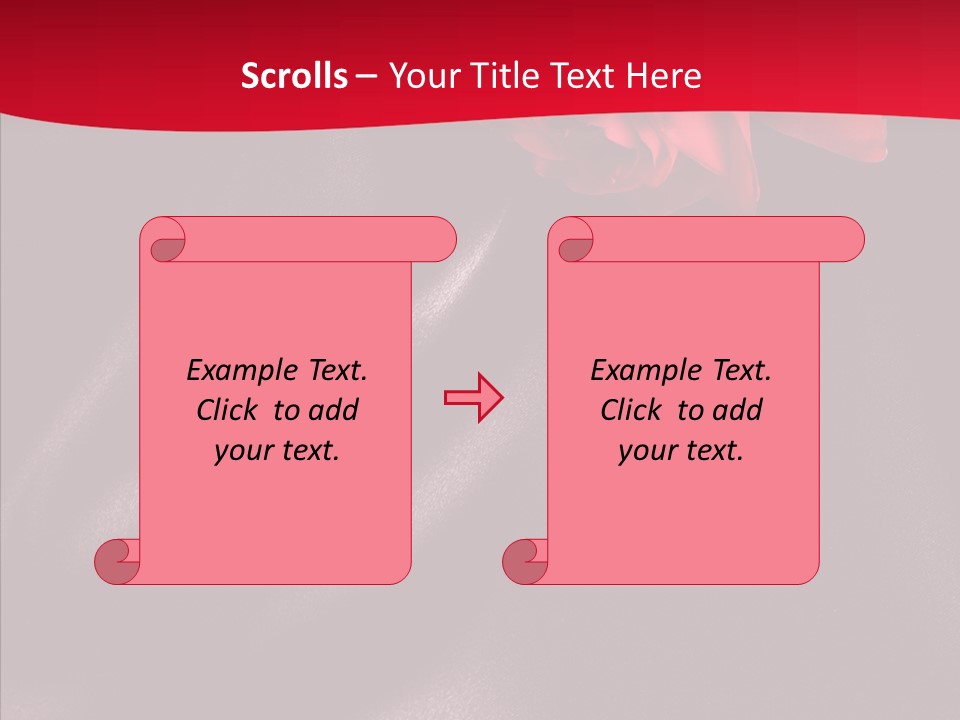 Royalty Silk Drapes PowerPoint Template