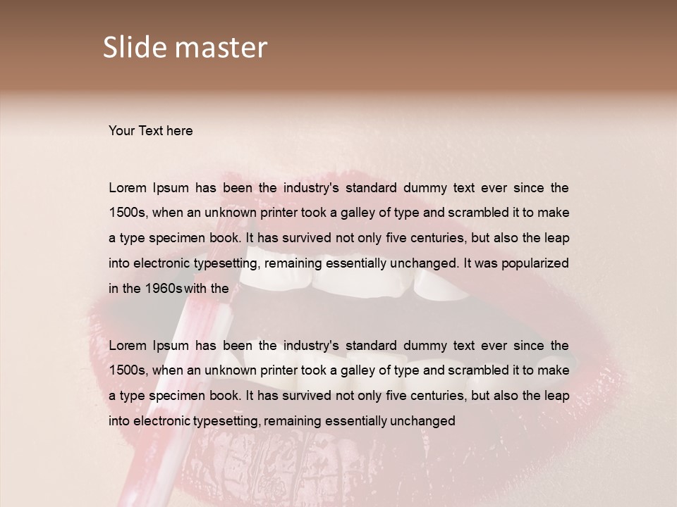 Stick Expressions Hand PowerPoint Template